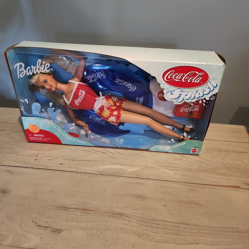 Vintage 1999 Coca-Cola Splash Barbie NIB
